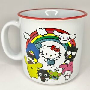 Hello Kitty & Friends Mug Rainbow Glitter